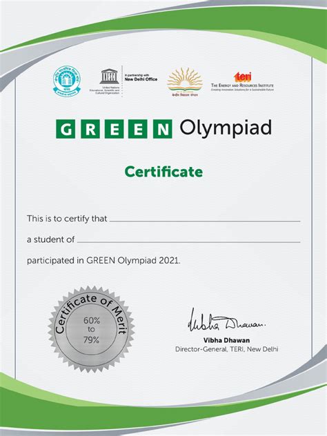 is olympiad certificate useful