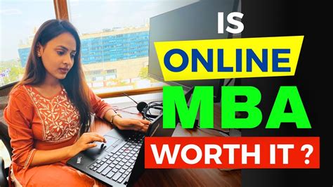 is online mba worth it in india - quora