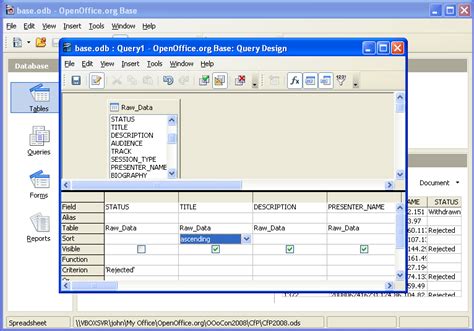 is open office base an open source software