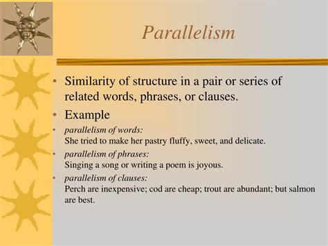 is parallelism figurative language