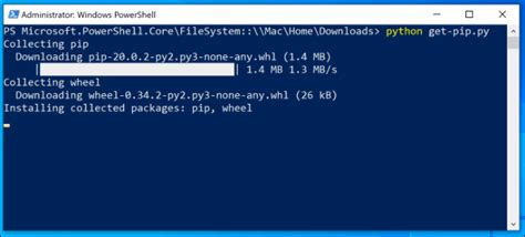 is pip automatically installed with python