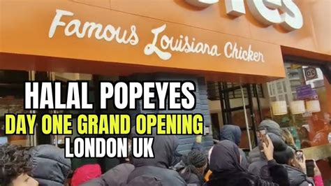 is popeyes halal in england