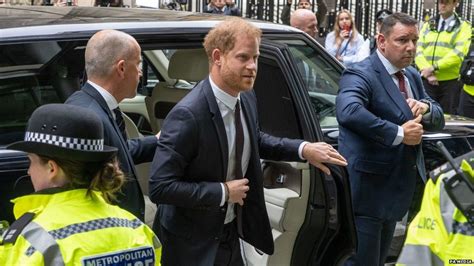 is prince harry in court today