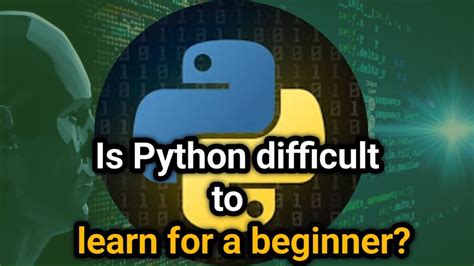 is python difficult to learn for beginners