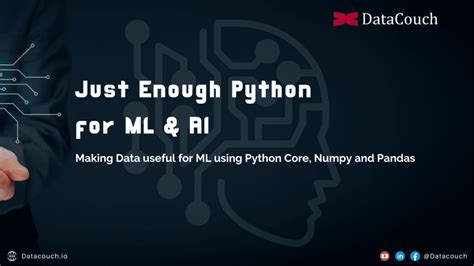 is python enough for machine learning