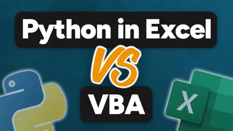 is python faster than excel vba