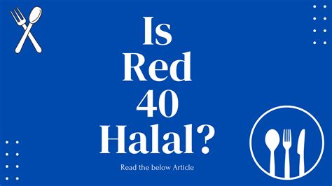 is red 40 halal
