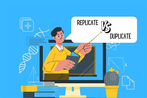 is replicate and duplicate the same