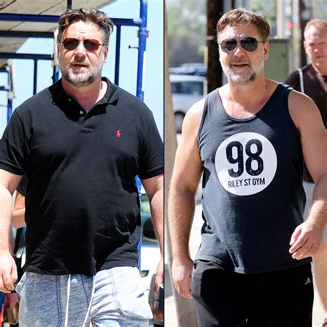 is russell crowe losing weight