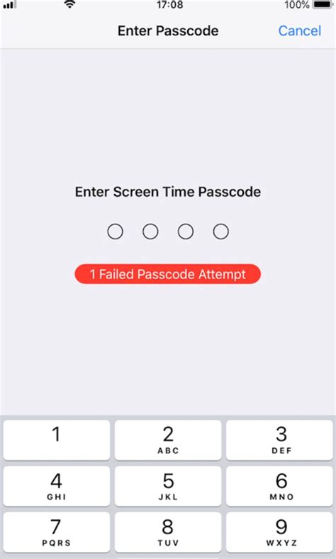 is screen time passcode different from iphone passcode