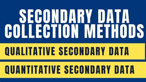 is secondary data quantitative or qualitative
