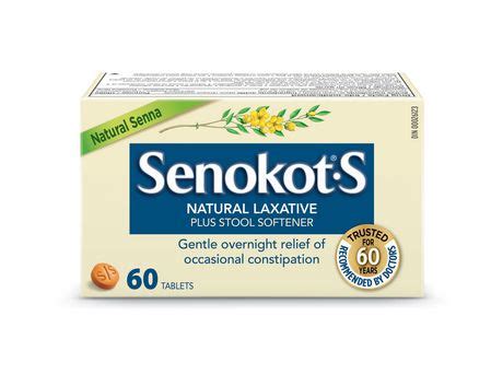 is senokot a stool softener or laxative