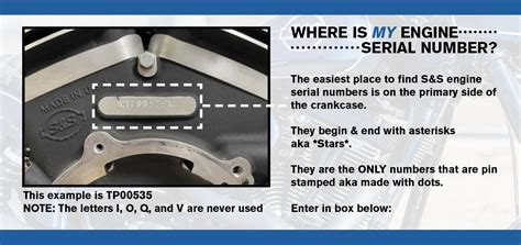 is serial number same as engine number