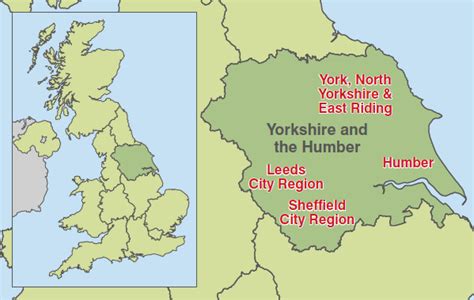 is sheffield in yorkshire and the humber