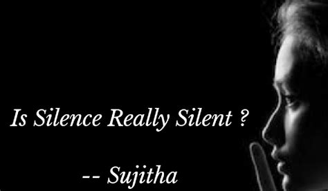 is silence really silent