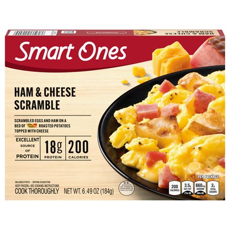 is smart ones ham and cheese scramble gluten free