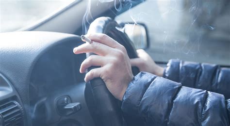 is smoking in a car illegal