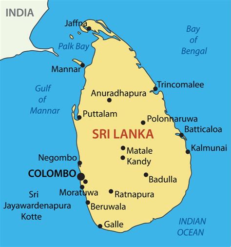 is sri lanka neighbouring country of india