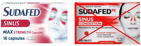 is sudafed and pseudoephedrine the same