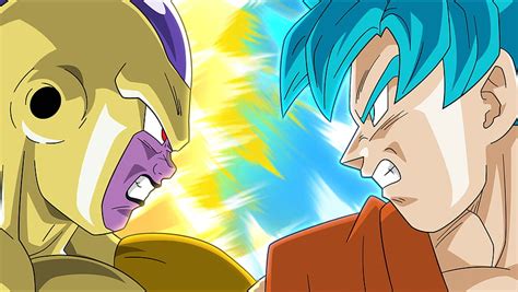 is super saiyan blue stronger than golden frieza