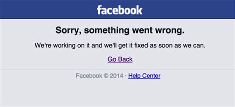 is the facebook server down
