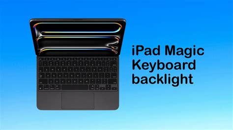 is the magic keyboard backlight