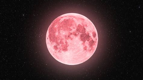 is the moon pink