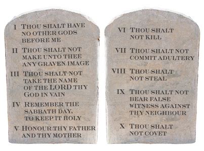 is the mosaic law the ten commandments