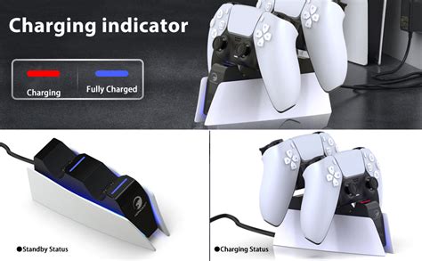 Charger for PS5 DualSense Wireless Controller,Charging