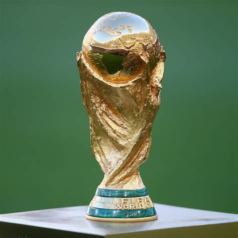 is the soccer world cup trophy real gold