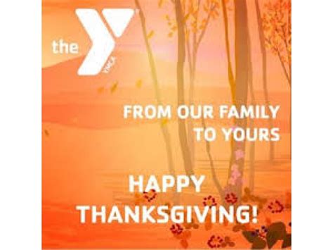 is the ymca open on thanksgiving