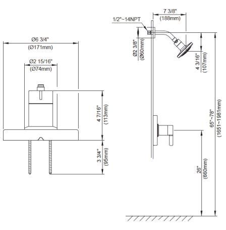 Is There A Code For Shower Head Height