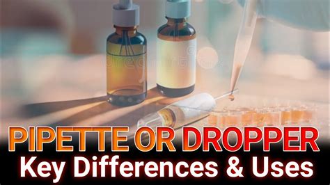 Is There A Difference Between A Pipette And A Dropper