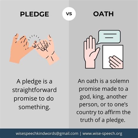 is there a difference between an oath and a promise