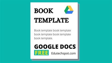 is there a free book template in google docs