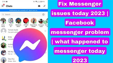 is there a problem in messenger today