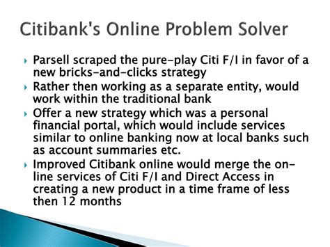 is there a problem with citibank online