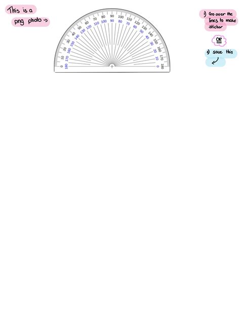 Is There A Protractor In Notability