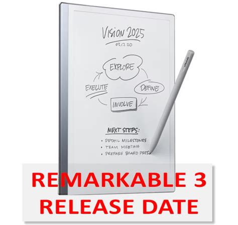 is there a remarkable 3 release date