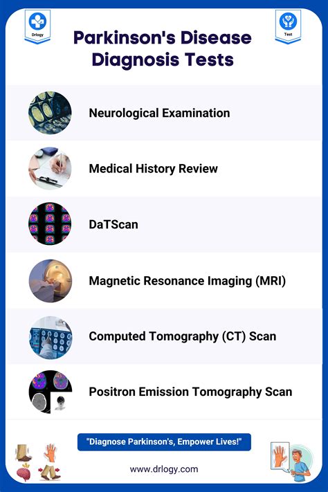 is there a specific test for parkinson's