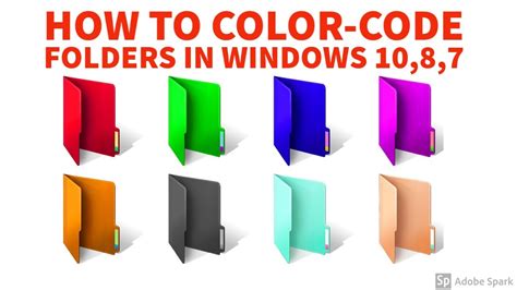 Is There A Way To Color Code Folders In Windows
