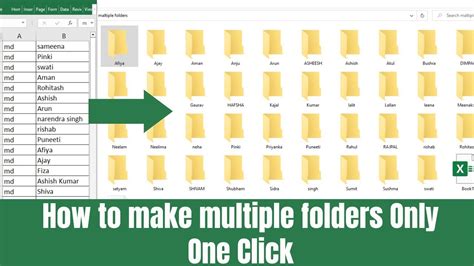 is there a way to create multiple folders at once