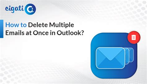 is there a way to delete multiple emails at once in outlook