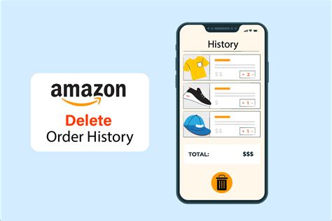 is there a way to delete or hide amazon order history