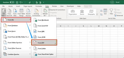 is there a way to extract data from a pdf