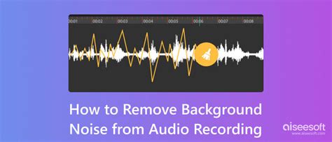 is there a way to remove background noise from audio free