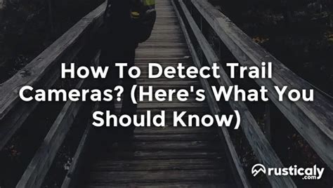 is there an app to detect trail cameras