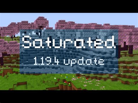 is there saturation in minecraft bedrock