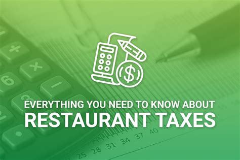 is there tax at restaurants