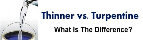 Is Thinner Turpentine